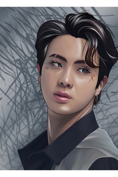 Universal Mma Vcr Kim Seokjin/jin Tablo Poster decorativ din lemn Cod1950