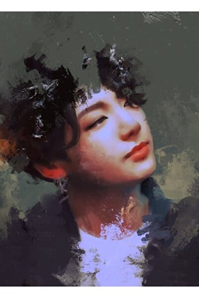 Universal Șterge-te din viață - Poster decorativ din lemn Jungkook Kod2104