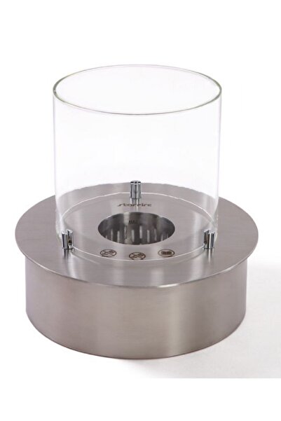 Starfire Yuvarlak Burner Camlı Bioethanol Şömine 30 Cm