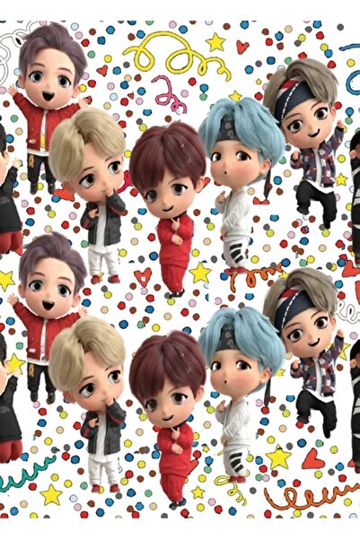 Universal Personaje Minik Tan Bts, Poster decorativ din lemn pentru copii, fe...