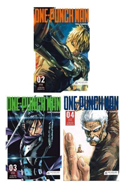 AKILÇELEN YAYINEVİ One Punch Man 2-3-4 Manga Seti 3'lü