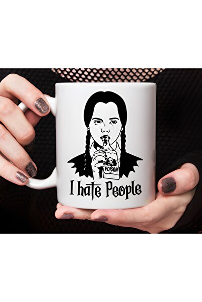 Öz Kupa Wednesday I Hate People Mug