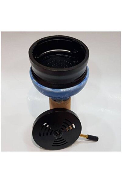 Babil Nargile Lotus Metal Közlük Siyah Renk