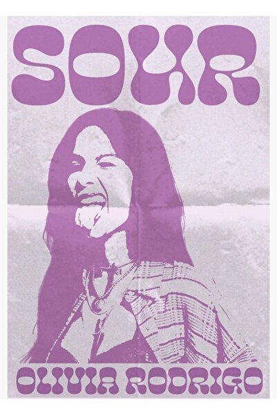 Universal Olivia Rodrigo Sour Tablo Ahşap Poster Dekoratif