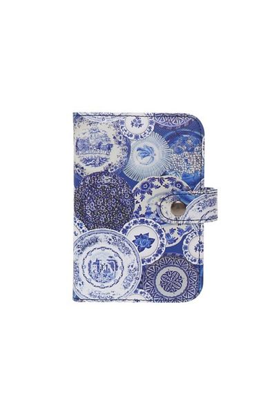 Fulique Pocket Size A6 Organizer Notebook Bleu Blanc