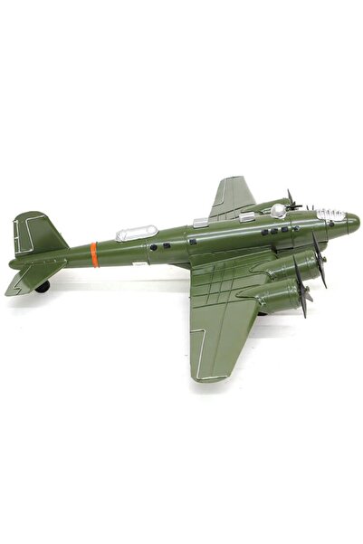 Trend Hediyelik Dekoratif Metal Savaş Uçağı Büyük Boy