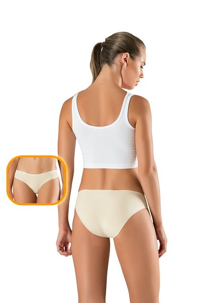 MODANTY Γυναικείο εσώρουχο Skin Slip Χωρίς ραφή κομμένο με λέιζερ χωρίς σημάδια συσπειρώματος με σιλικόνη