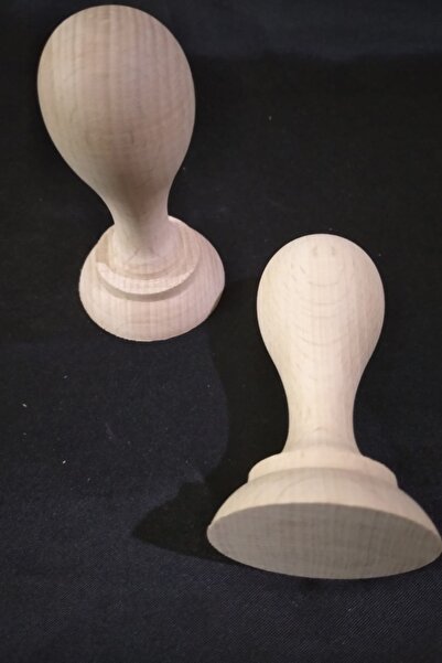 Konur Store 1 Adet Doğal Ahşap Kaşe Damga Mühür Sapı