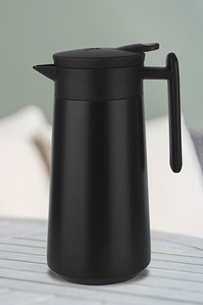 HEPBİMODA Paslanmaz Çelik Çift Katman Kulplu Küçük Çay 850 Ml Termos