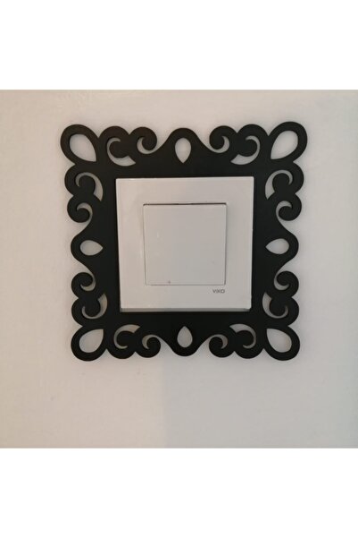 LEYLASER Leylazer Desenli Tekli Priz Anahtar Çerçeve Süsü