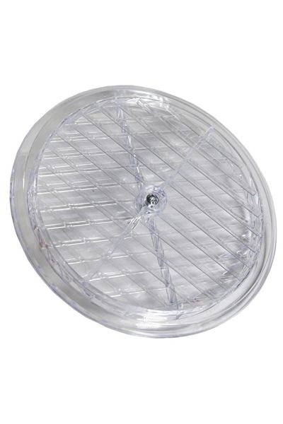 OKÇUKARDEŞLERYAPIMARKET Natural Gas Ventilation Vent Kitchen Glass Vent Transparent 18 Cm