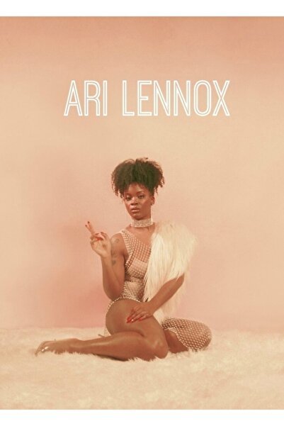 Universal Ari Lennox - Ξύλινη διακοσμητική αφίσα με βούτυρο καριτέ για μωρά