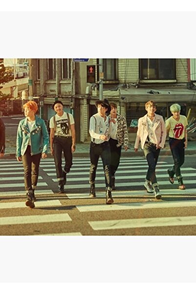 Universal Fotografie de grup BTS - Partea 2 # 2 Postere din lemn decorative