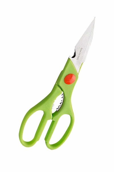 SAVORYHOME Multifunctional Stainless Steel Kitchen Scissors Practical Dumpling Chicken Cutter Walnut Crusher Scissors