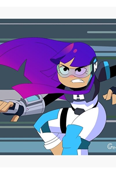 Universal Miko Kubota (Glitch Techs) Wooden Poster Decorative