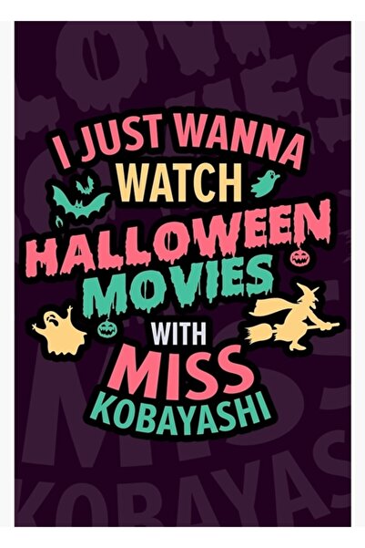 Universal Vreau doar să vizionez filme de Halloween cu Kobayashi Tablou decor...