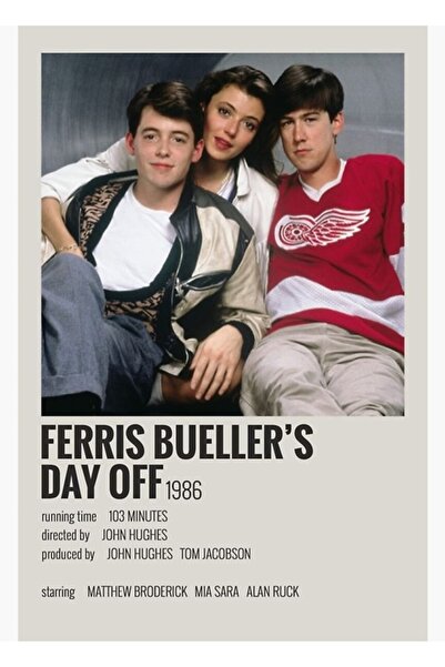 Universal Ferris Bueller's Day Off Tablou alternativ Poster decorativ din lemn
