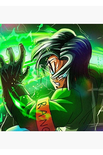 Universal Dragon Ball Super Android 17 Rendžer Poster Slika Drveni Poster Dek...