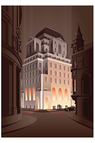 Universal Μάντσεστερ 100 King Street Ξύλινη Διακοσμητική Αφίσα Τοίχου