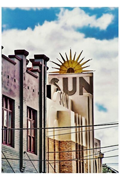 Universal Teatrul Sun - Poster decorativ din lemn Yarraville Tablo