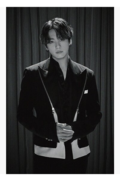 Universal BTS Τζουνγκκούκ (μοτίβα) Ξύλινη Αφίσα Τραπεζιού Διακοσμητική Κωδικό...