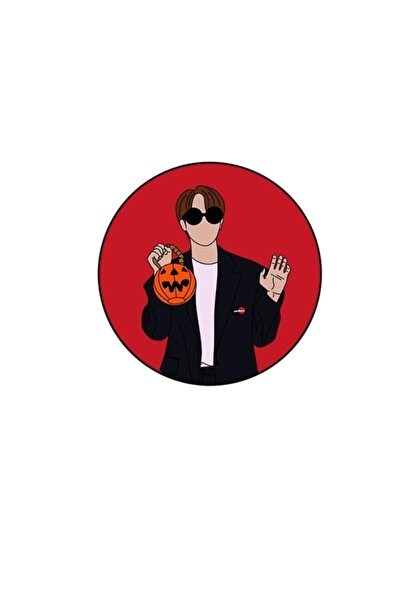 Universal Bts 2020 Halloween - Jin/seokjin لوحة خشبية ملصق ديكور Code524