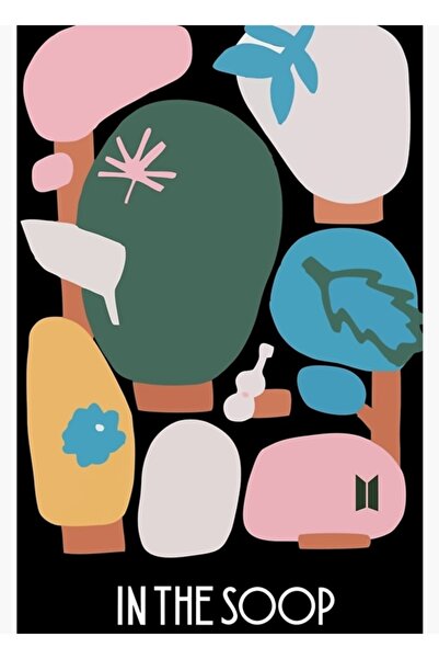 Universal Poster decorativ din lemn Bts In The Soop I Tablo Cod3200