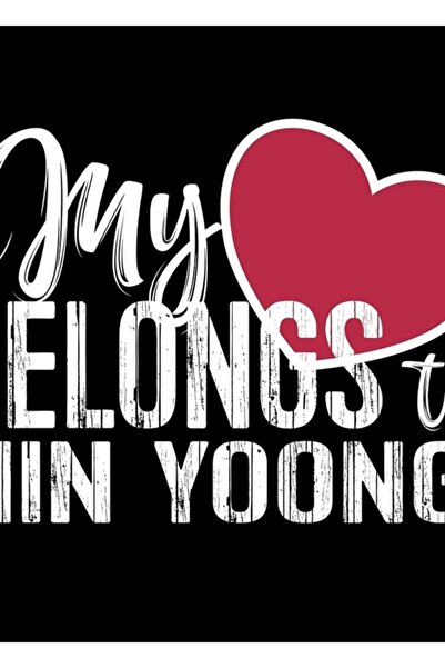 Universal Inima mea aparține lui Min Yoongi Bts Suga Lil Meow Meow Kpop Cadou...