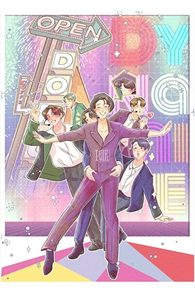 Universal Bts |   Poster decorativ din lemn Light Up Table Cod2889