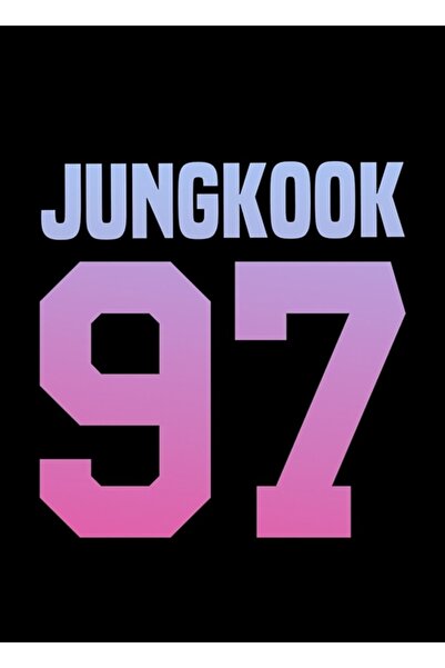 Universal Bts Jungkook 97, Εντυπωσιακή Ξύλινη Αφίσα Τραπεζιού Bts Διακοσμητικ...