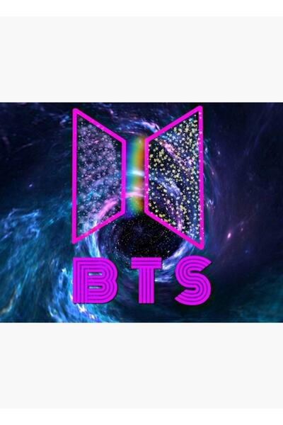 Universal Bts Ροζ Ξύλινη Αφίσα Διακοσμητική Ξύλινη Αφίσα Κωδικός4975