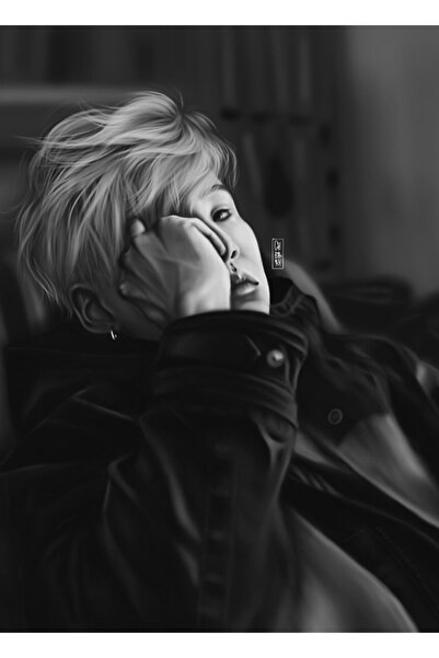 Universal Bts - Poster decorativ din lemn Suga Kod4748