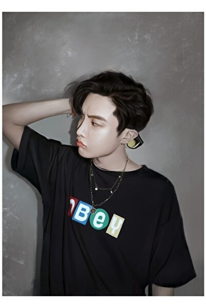 Universal БТС Джей Хоуп Динамит Дървен плакат за маса Декоративен Код2823