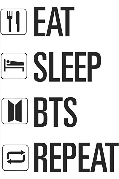 Universal Μόνο Νέο Ξύλινο Διακοσμητικό Πόστερ Πίνακα Bts με Λογότυπο Κωδικός2160