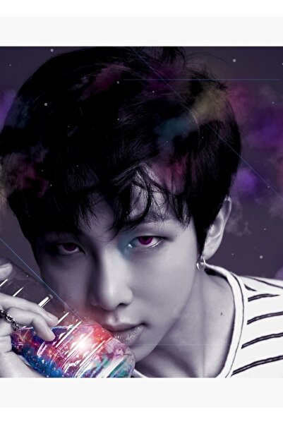 Universal Bts Rm, Namjoon Tablo Poster decorativ din lemn Cod3663