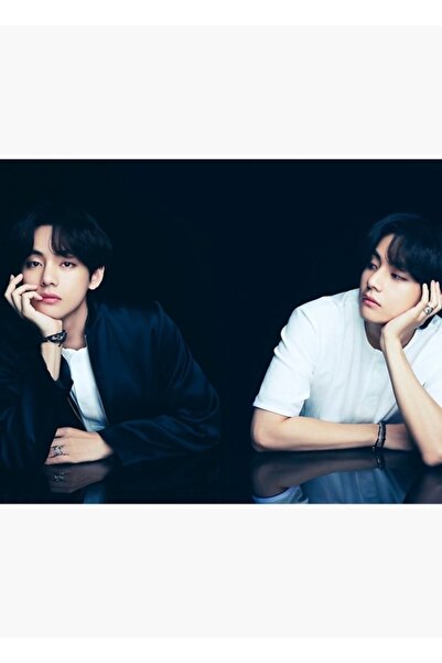 Universal 7 Fates Bts V Kim Taehyung 2021 Ξύλινη αφίσα ζωγραφικής διακοσμητικ...