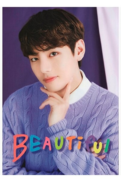 Universal Bts V (Taehyung) Japan Fancafe 2021 Painting Wooden Poster Decorati...
