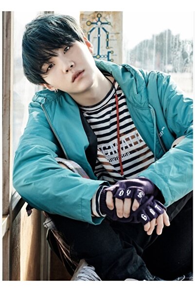Universal Bts Suga - Ynwa Slikanje Drveni Poster Dekorativni Kod3637