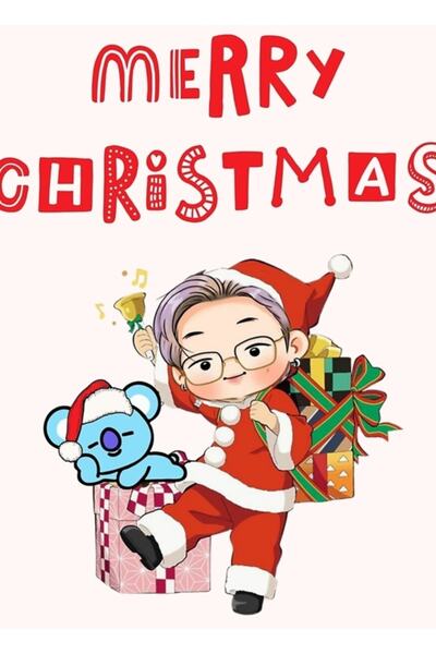 Universal Namjoon Bts Καλά Χριστούγεννα - Rm Noel - Χαριτωμένο Ξύλινο Διακοσμ...