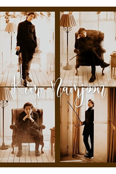 Universal Bts Rm Ordu Zip Αισθητικός πίνακας Ξύλινη αφίσα Διακοσμητική Κωδικό...