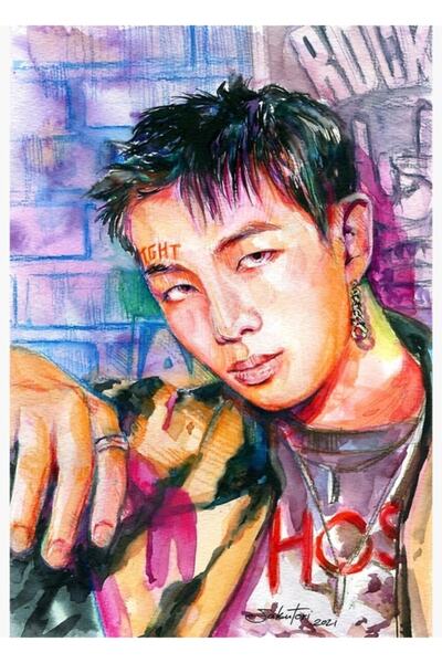 Universal Rm |   Bts Season Greeting 2022 Ξύλινη διακοσμητική αφίσα για το τρ...