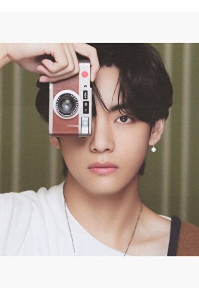 Universal Taehyung (v) Bts Be Fotoğraf Kitabı Tablo Ahşap Poster Dekoratif Ko...