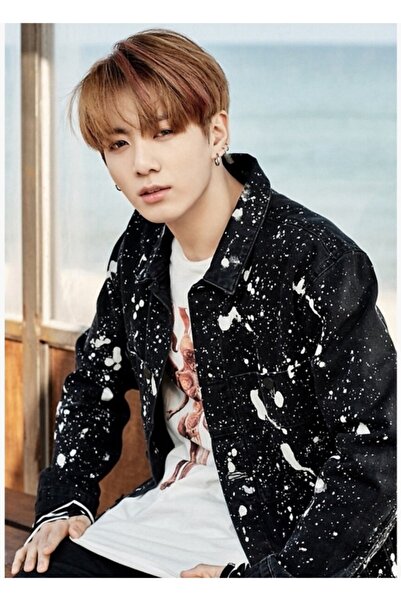 Universal Bts - Jungkook Ynwa Tablo Poster decorativ din lemn Cod2681