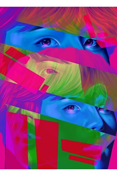 Universal Νέον Bts Suga Ψηφιακή ζωγραφική Ξύλινη αφίσα Διακοσμητική Κωδικός1471