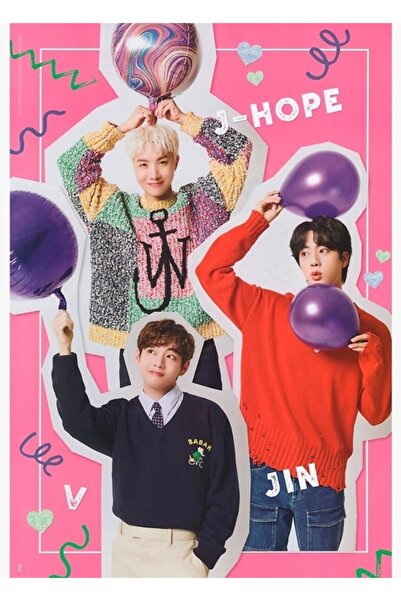 Universal Bts Japan Fanclub Mag Table Wooden Poster Decorative Code2013