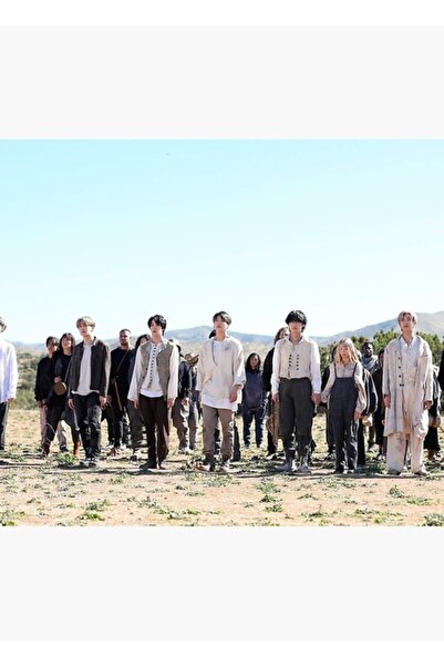 Universal BTS 'on' Επίσημη Ξύλινη Αφίσα Τραπεζιού MV Διακοσμητική Ξύλινη Αφίσ...