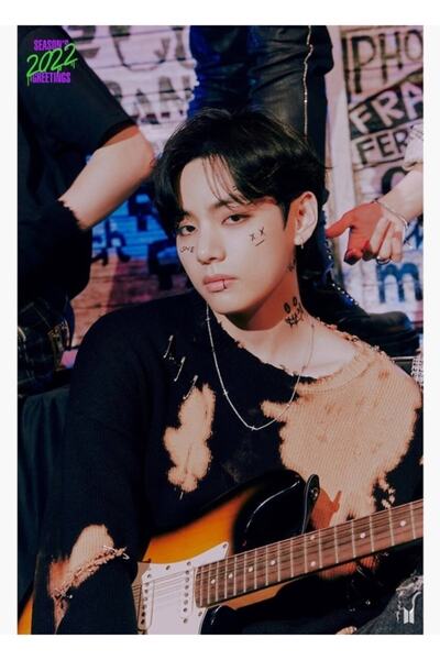 Universal Ευχές για τη σεζόν των BTS 2022 Ξύλινη διακοσμητική αφίσα για το τρ...