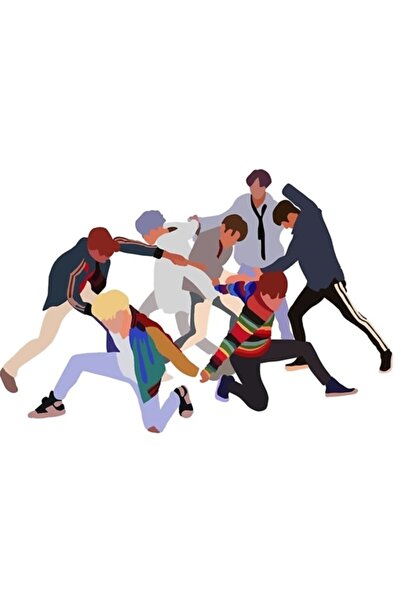 Universal Bts Dna Digital Drawing Table Wooden Poster Decorative Code2298