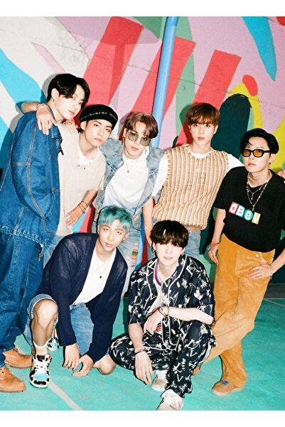 Universal Poster decorativ din lemn Bts Tablo Cod5908