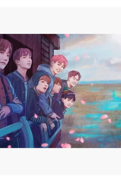Universal Bts |   2017 Tablou Festa Poster din lemn decorativ Cod3353